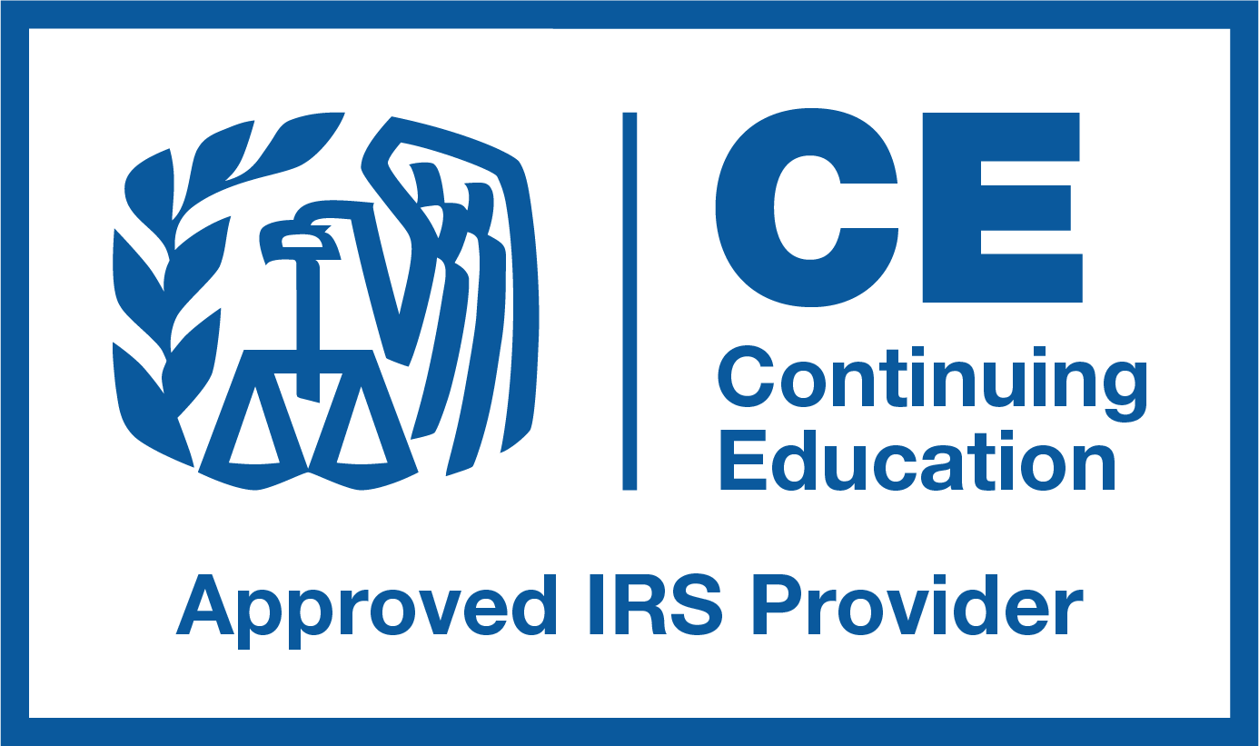 IRS Provider Logo Continuing Education blue PNG file (002)